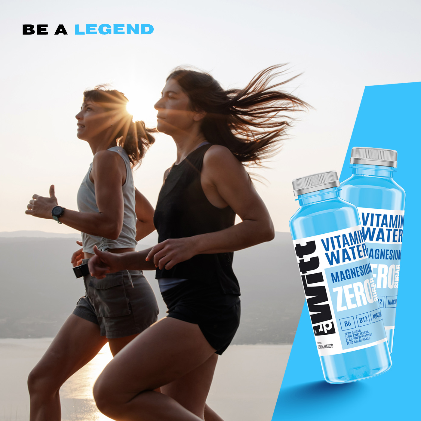 WITT Vitamin Water ZERO cytryna-mango MAGNESIUM 550ml