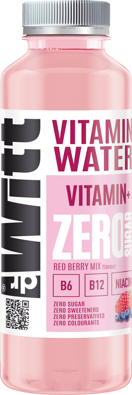 WITT Vitamin Water ZERO red berry mix VITAMIN+ 550ml