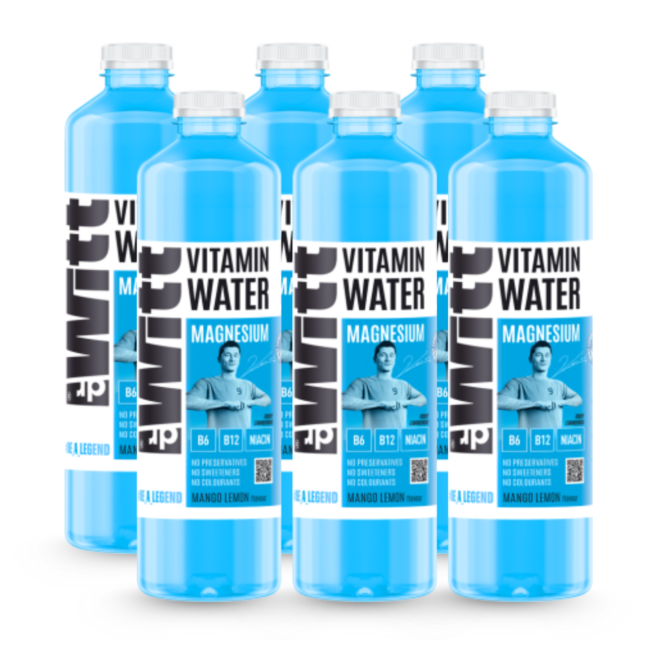 Witt Woda Witaminowa o smaku mango i cytryny 1,25l x6