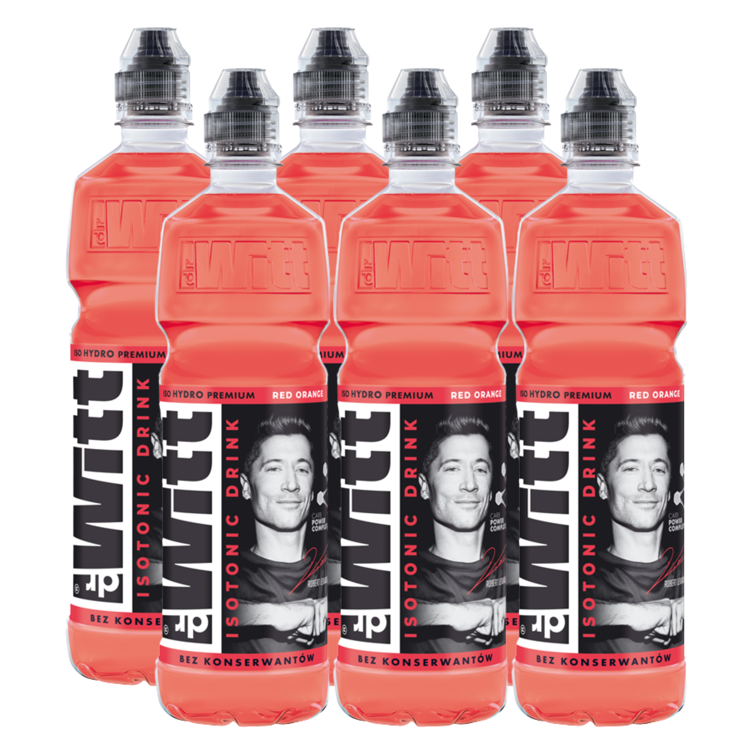 WITT Isotonic Drink czerwona pomarańcza 750ml x6