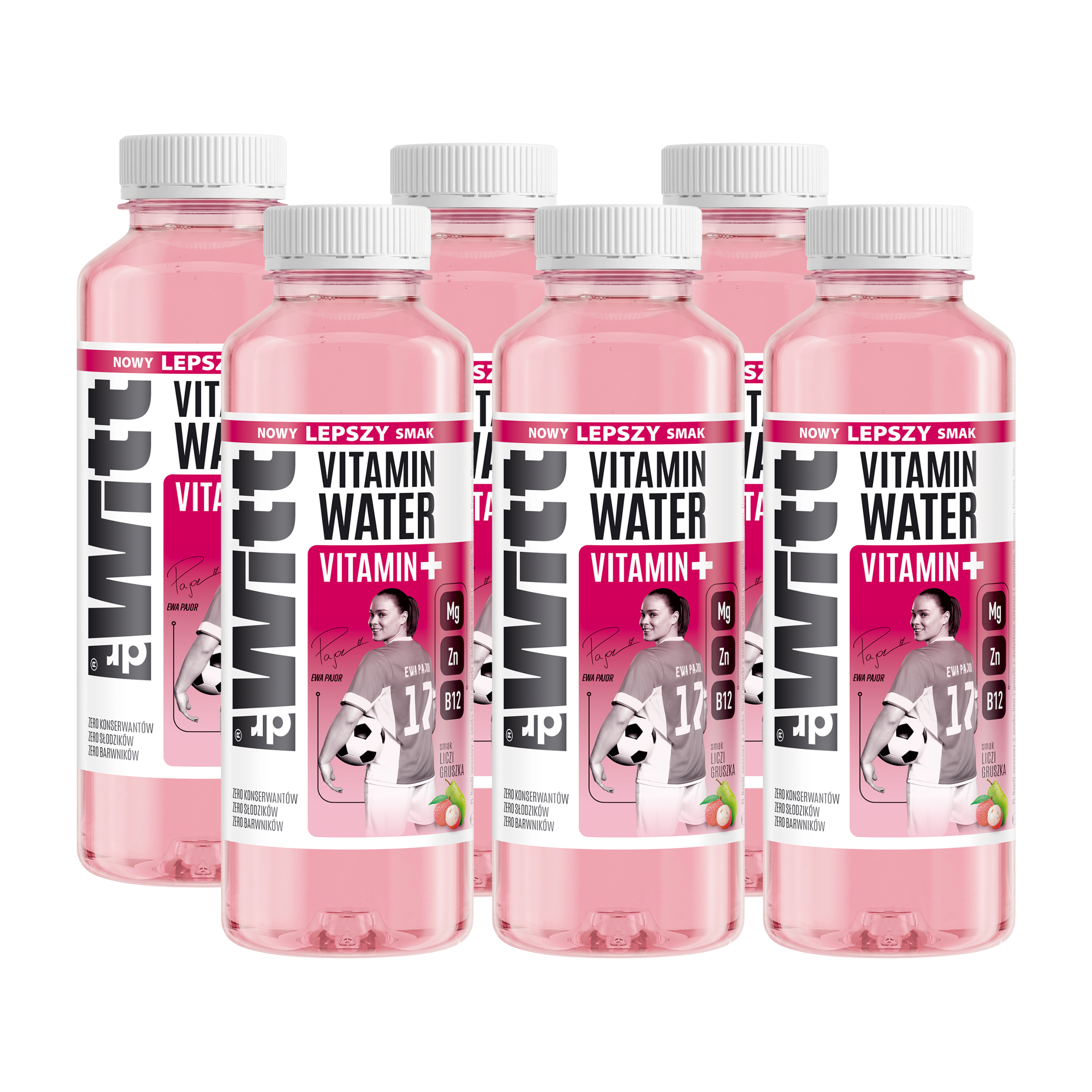 WITT ISO Vitamin Water liczi-gruszka CYNK 550ml x6