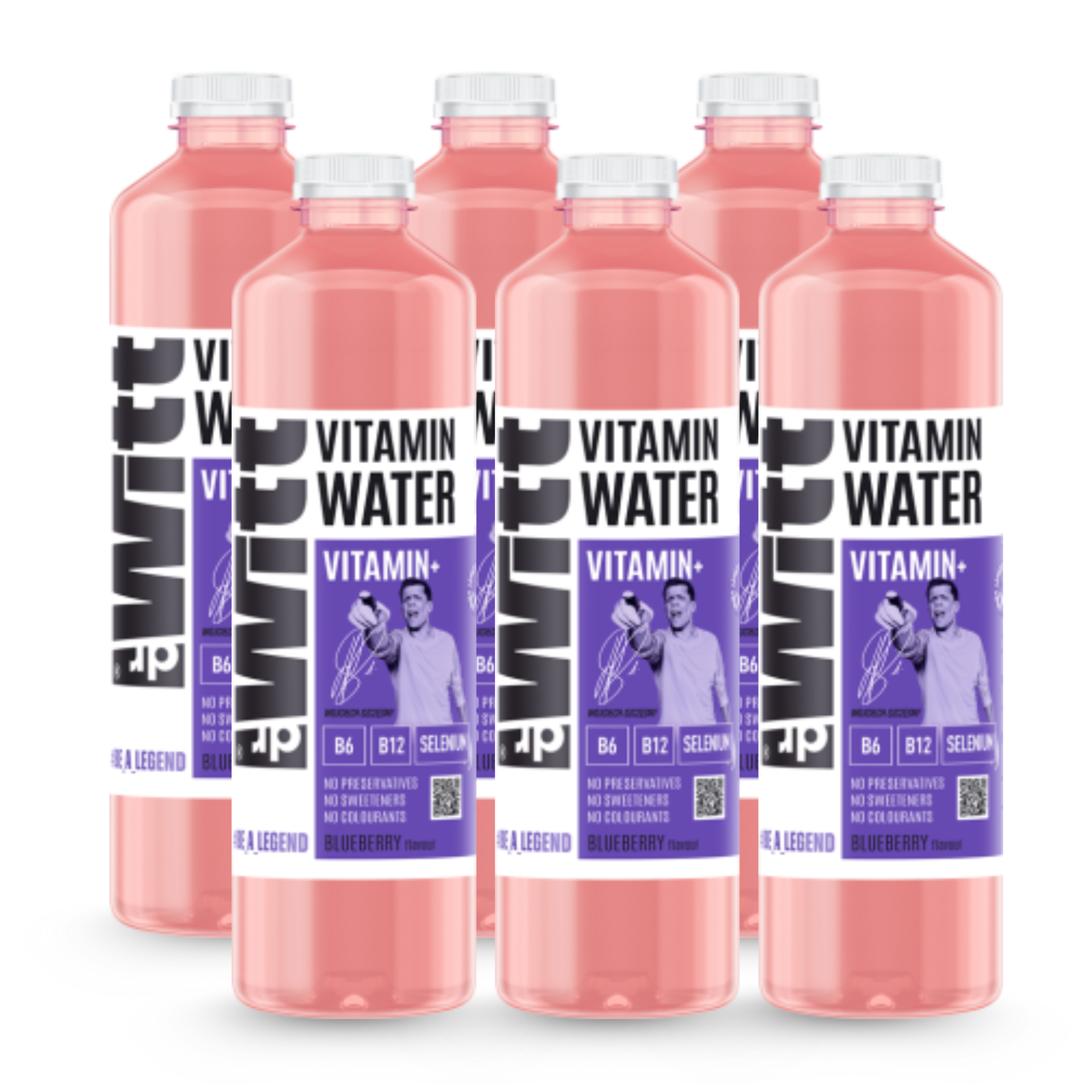 Witt Woda Witaminowa o smaku jagody 1,25l x6