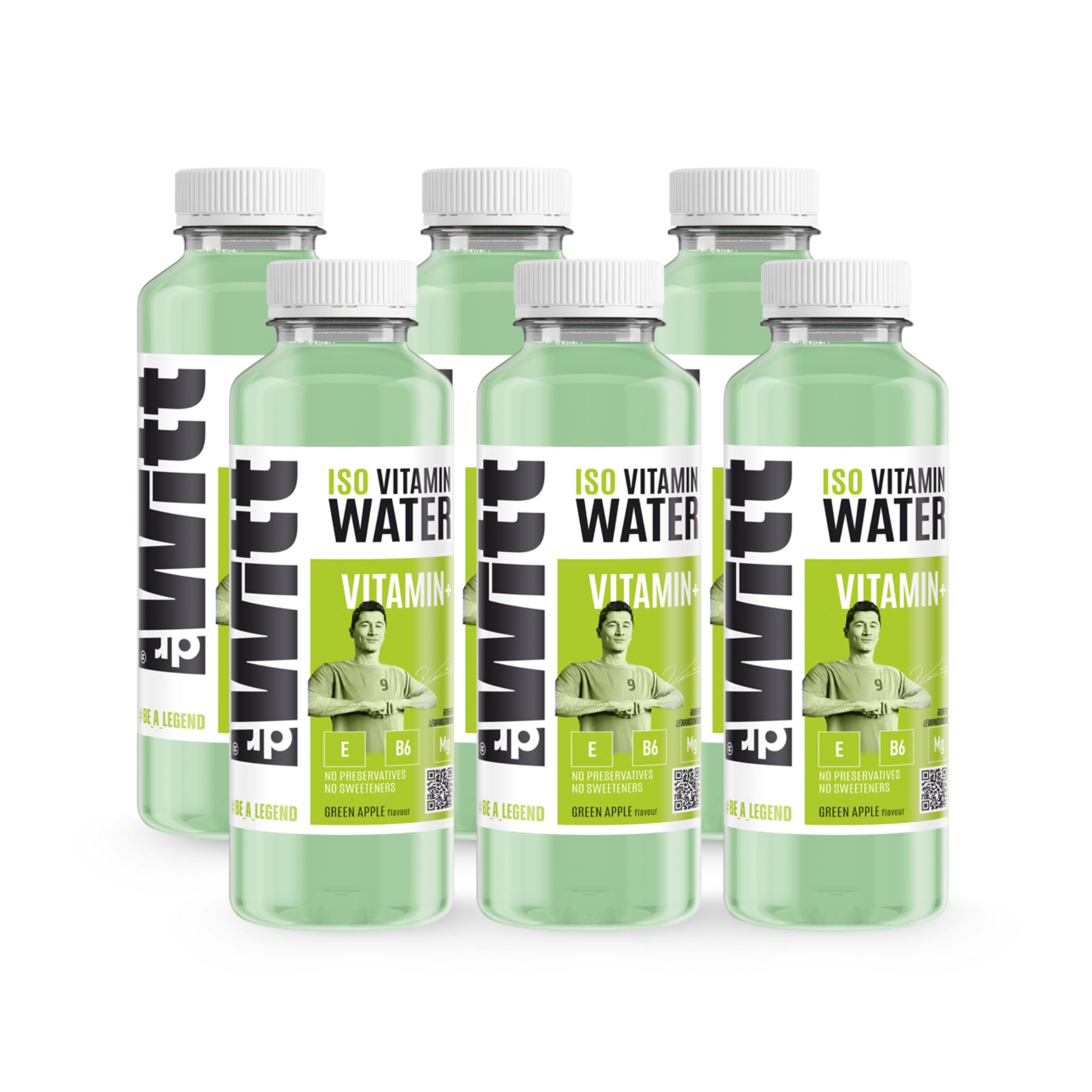 WITT ISO Vitamin Water zielone jabłko WIT. E 550ml x6