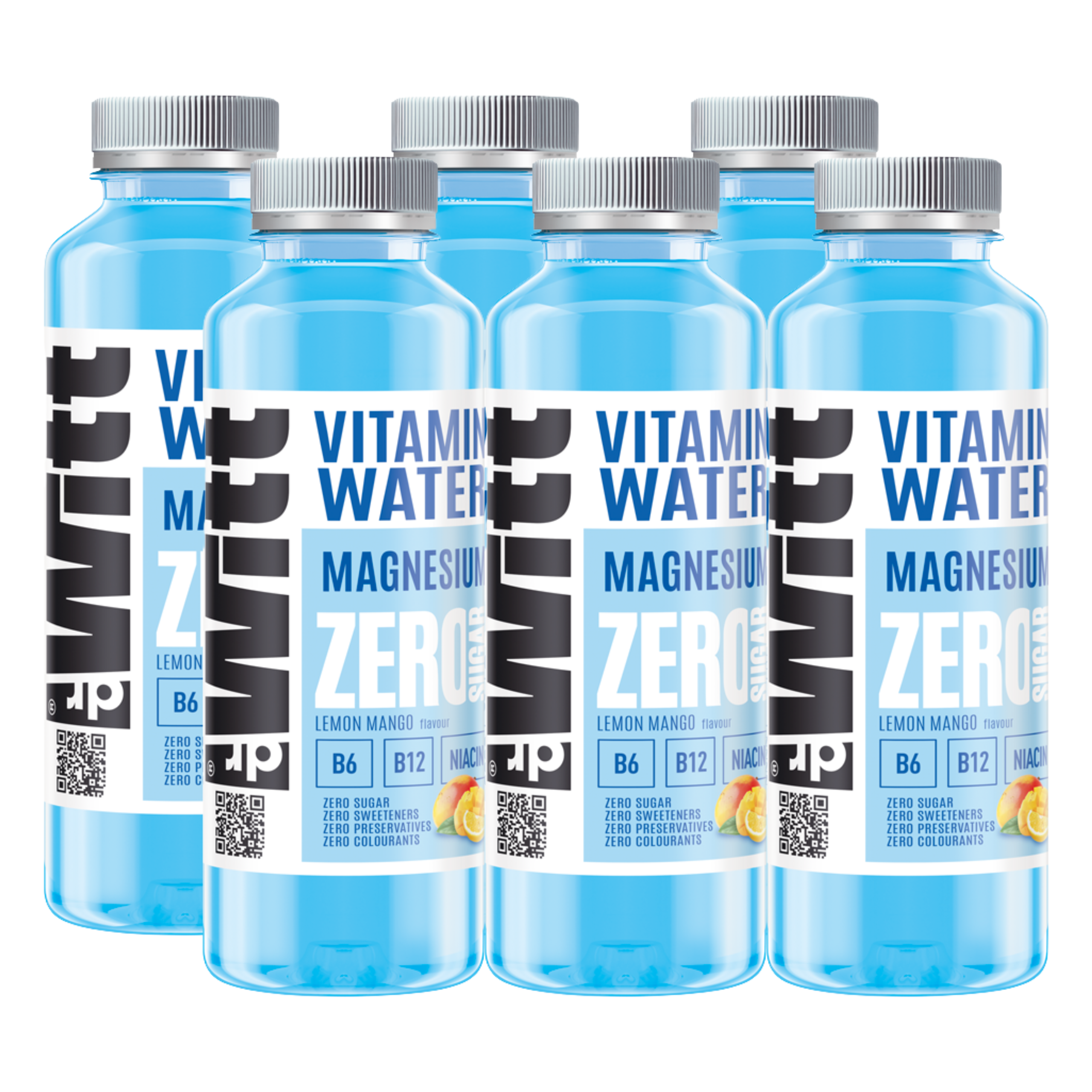 WITT Vitamin Water ZERO cytryna-mango MAGNESIUM 550ml x6