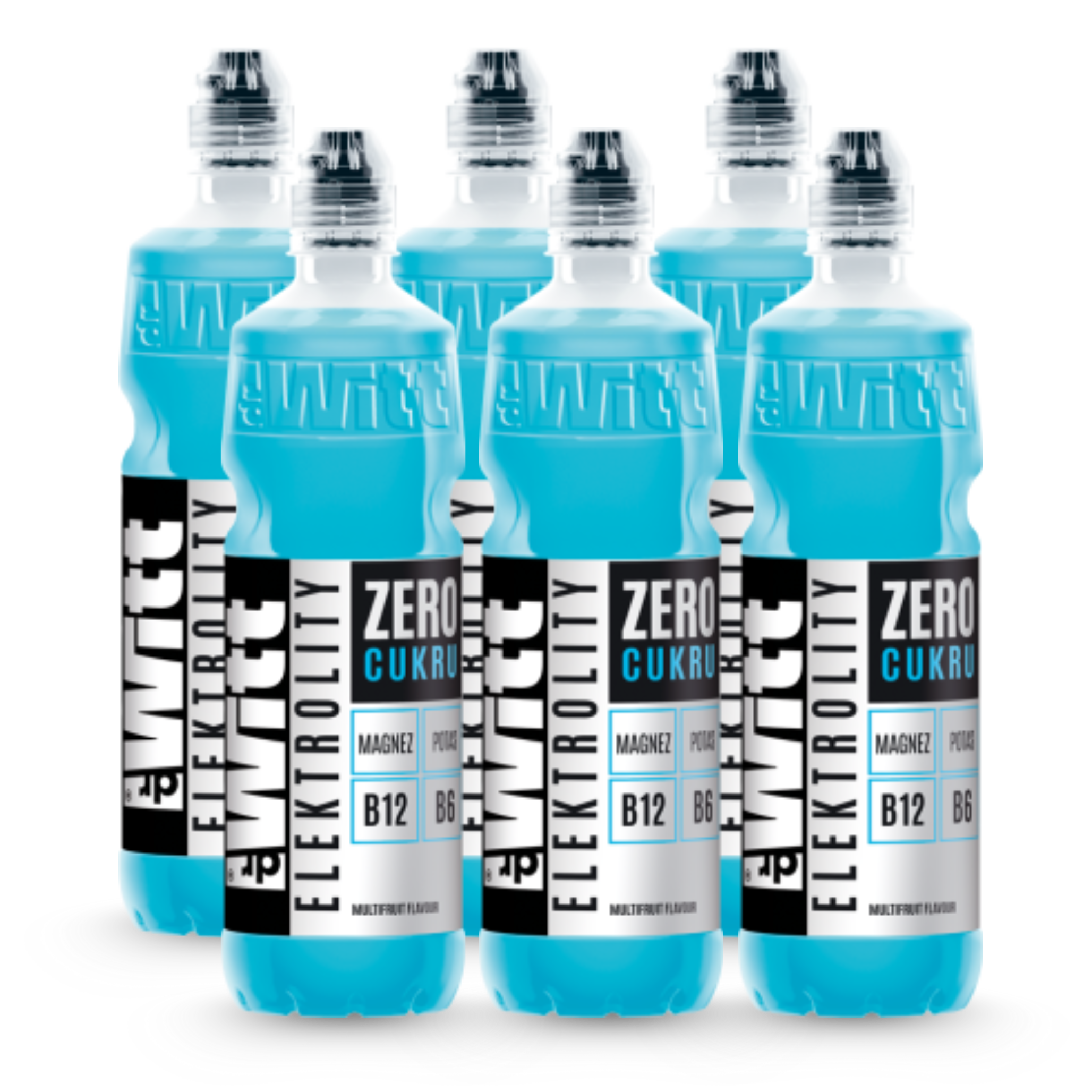 WITT Elektrolity ZERO wieloowocowy 750ml x6