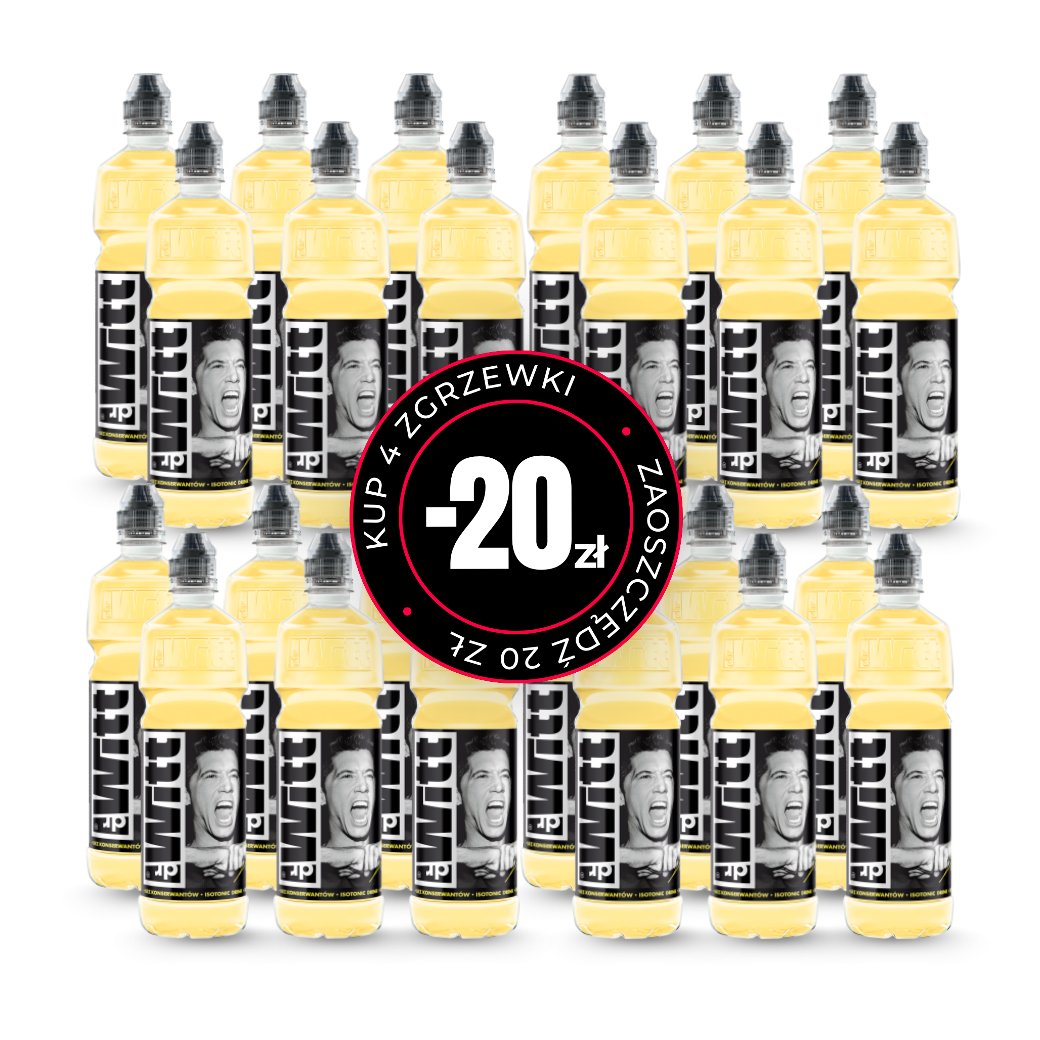 WITT Isotonic Drink cytryna 750ml x24