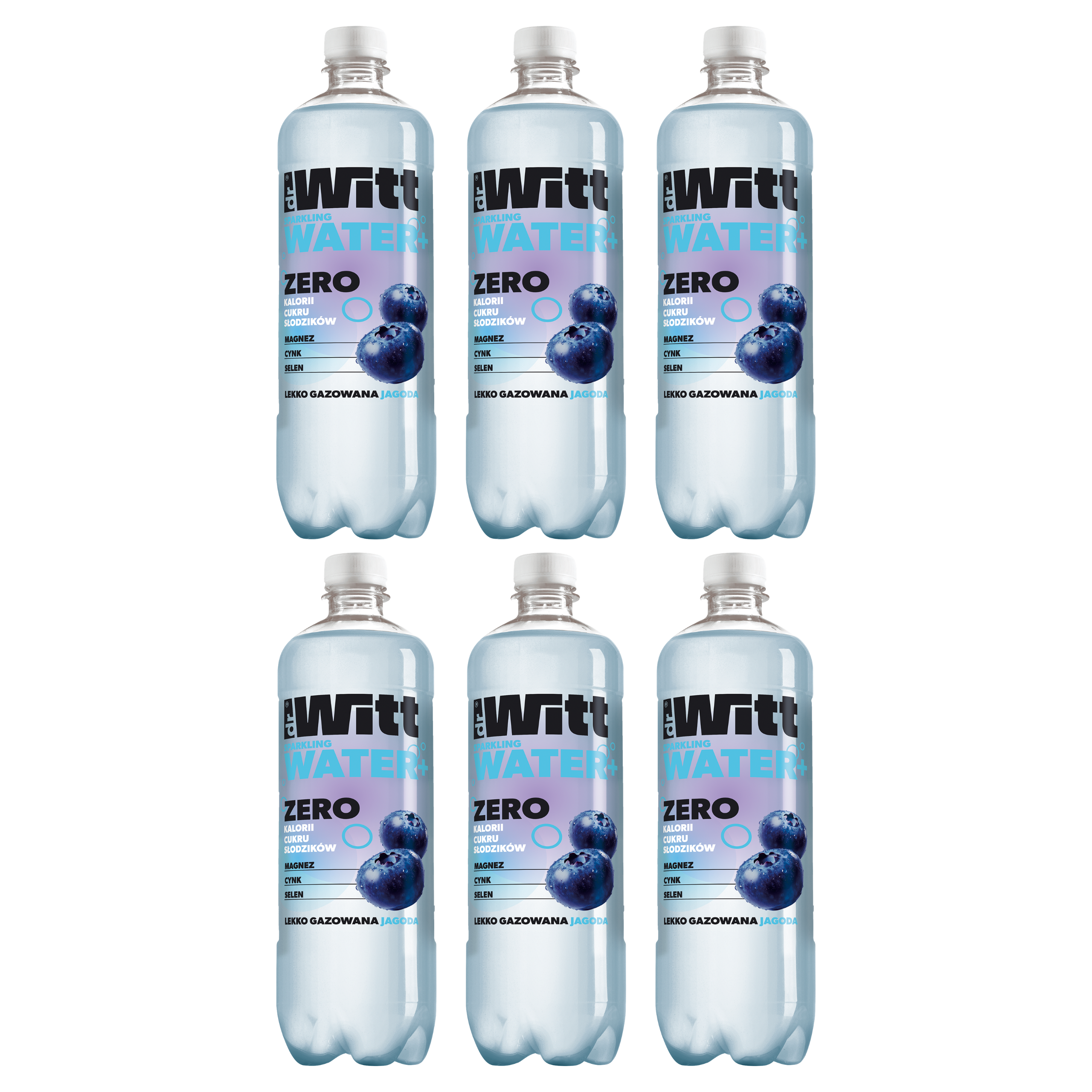 WITT SPARKLING WATER+ ZERO l.gaz jagoda 0,75L x 6
