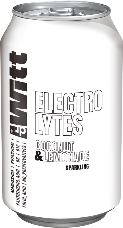WITT Elektrolity napój gazowany z witaminami o smaku Cytryna-Kokos 330ml