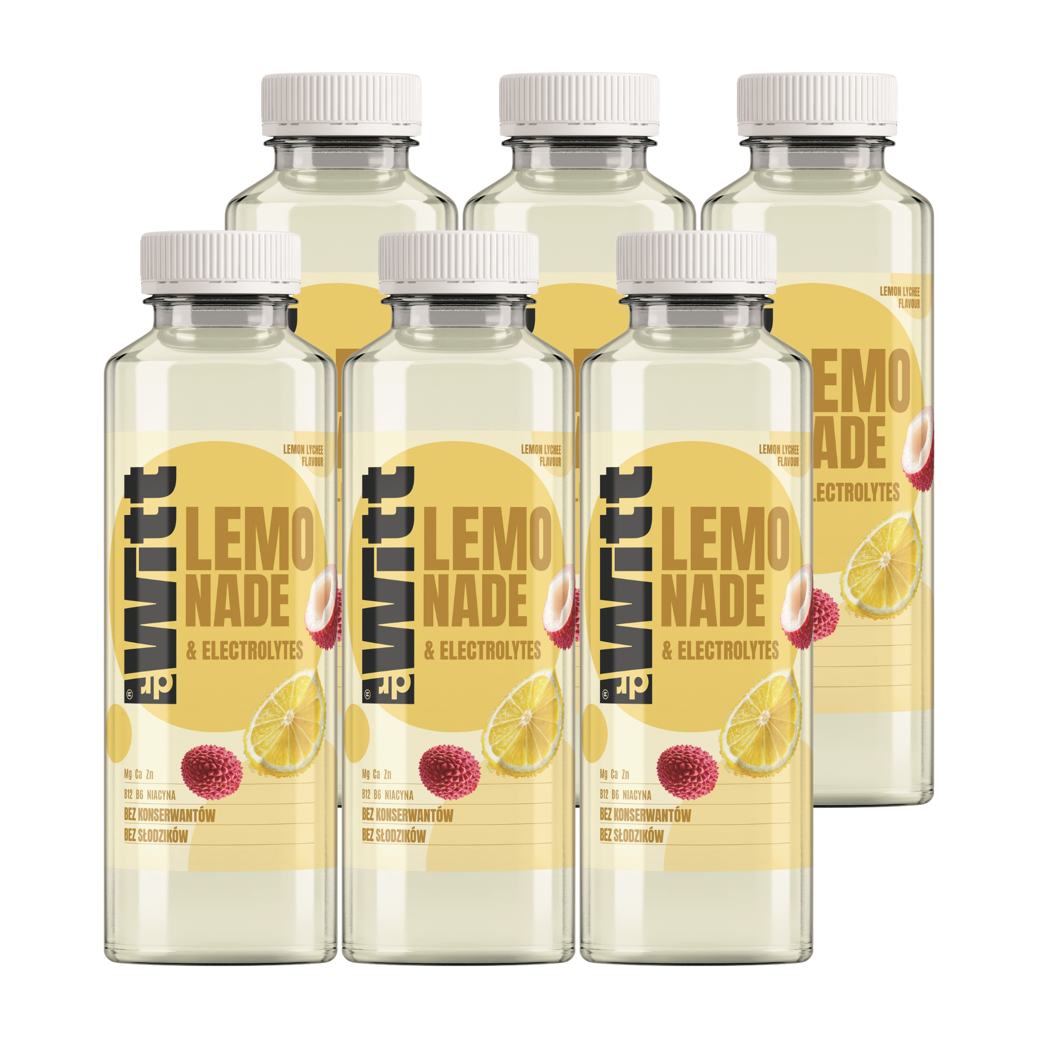 WITT LEMONIADA liczi-cytryna 550 ml x 6