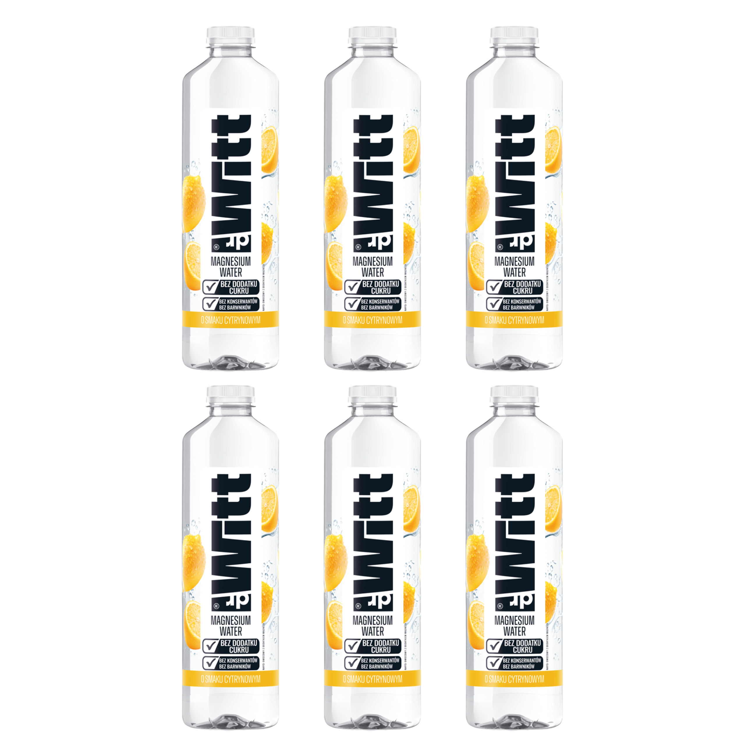 WITT MAGNESIUM WATER cytryna 1,25L x 6